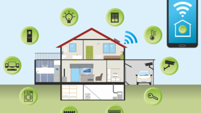green, buttons, smart home, smart home technology