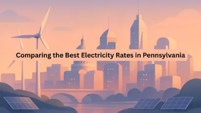 Pennsylvania home with solar panels and energy meter showing electricity savings