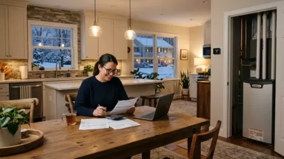 Pennsylvania home owner reducing natural gas and energy costs through efficient home heating upgrades