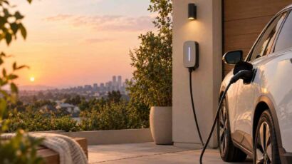 Electric vehicle charging at home during off-peak hours under a time-of-use electricity rate