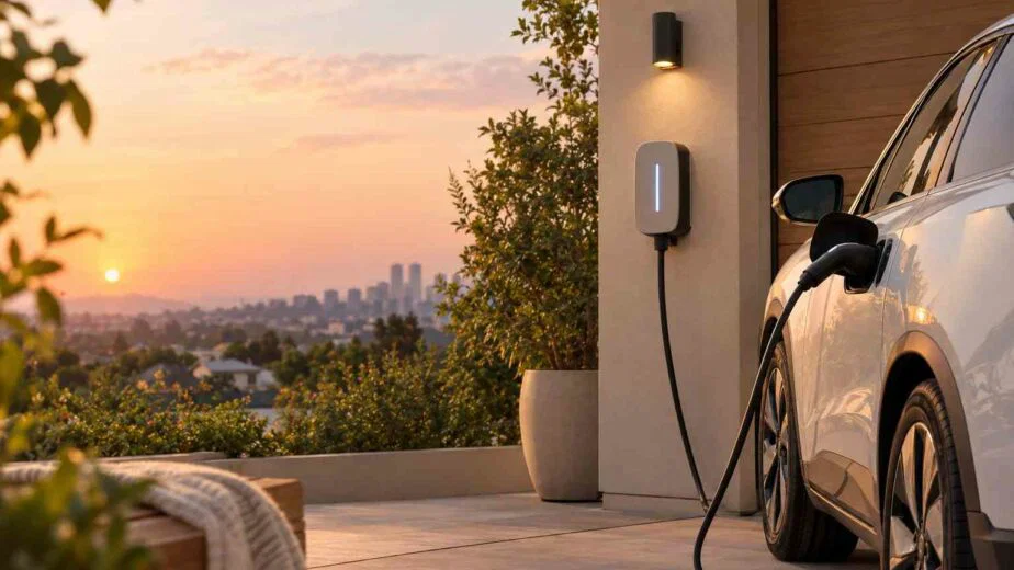 Electric vehicle charging at home during off-peak hours under a time-of-use electricity rate